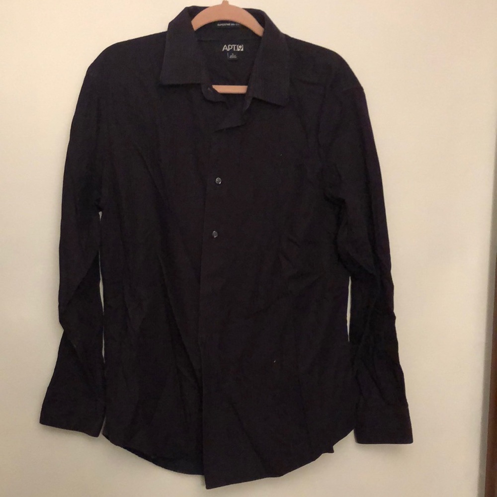 Purple dress shirt size L